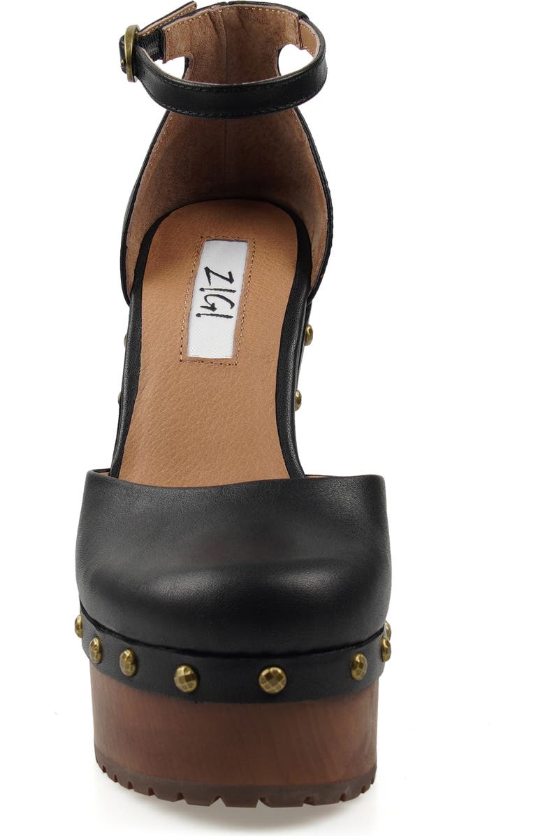 ZIGI Divaa Ankle Strap Platform Pump, Alternate, color, Black