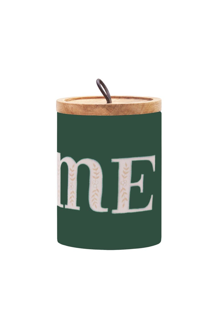 Emerald Christmas Medium Canister, Alternate, color, Green