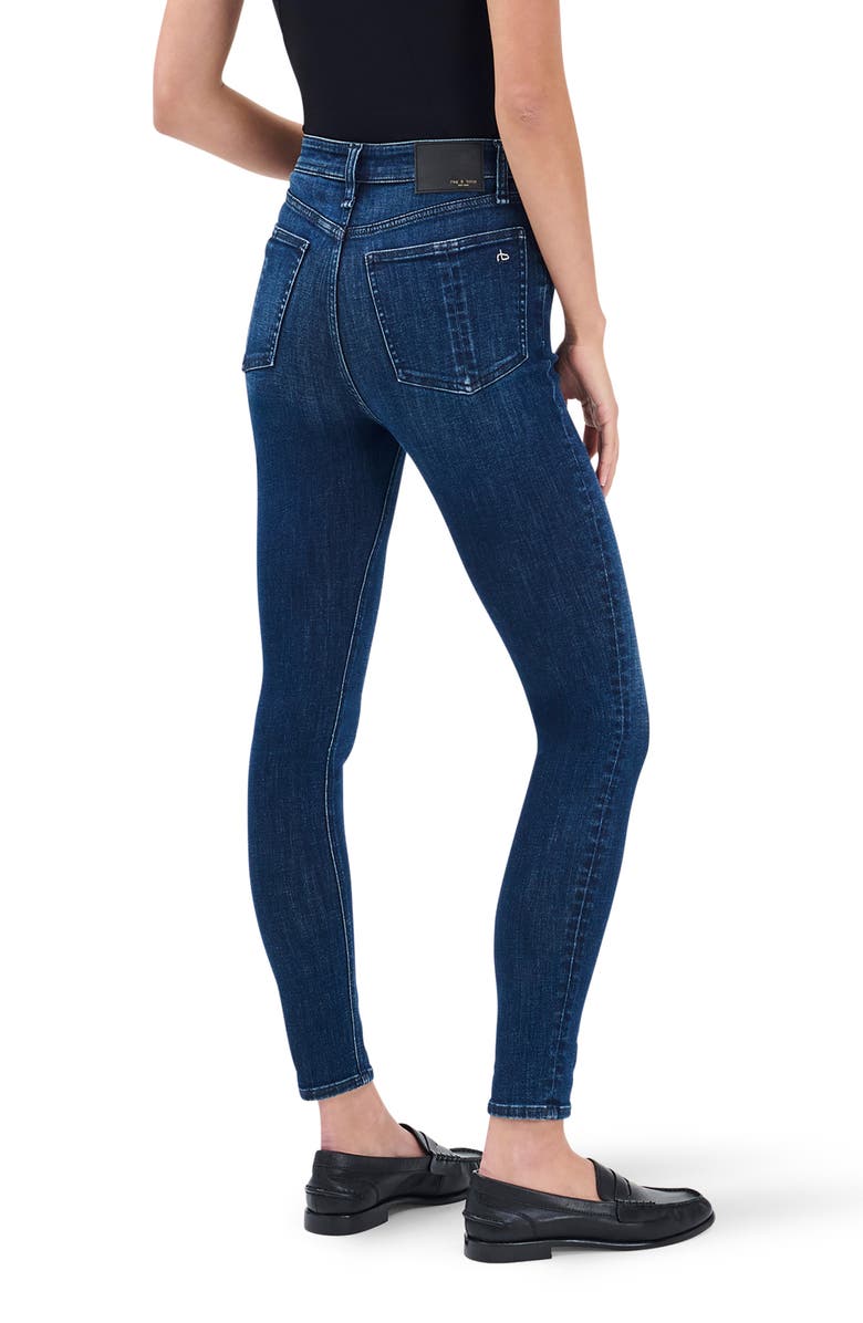 rag & bone/JEAN Nina Flexi High Waist Skinny Jeans, Alternate, color, Lulu