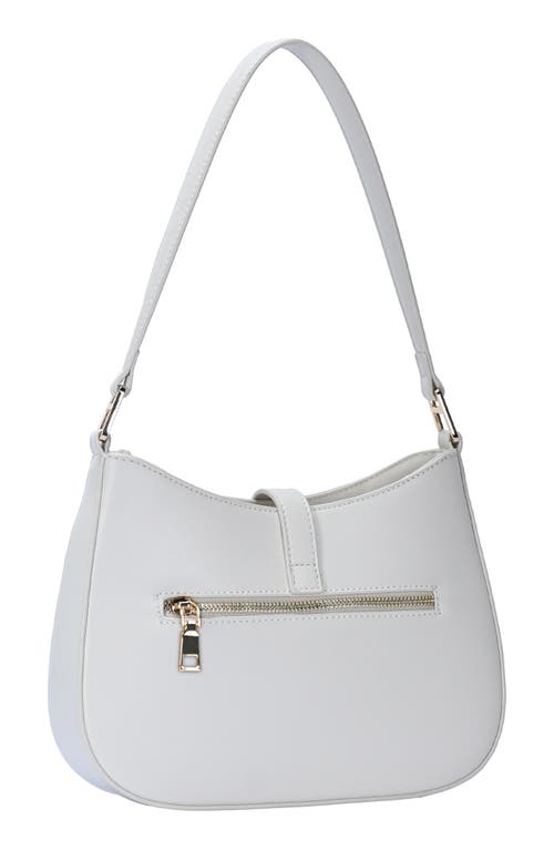 Mms Design Studio Buckle Tab Shoulder Strap In Cream