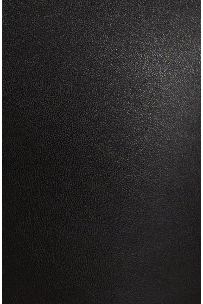 Leatherette Leggings, Alternate, color, BLACK