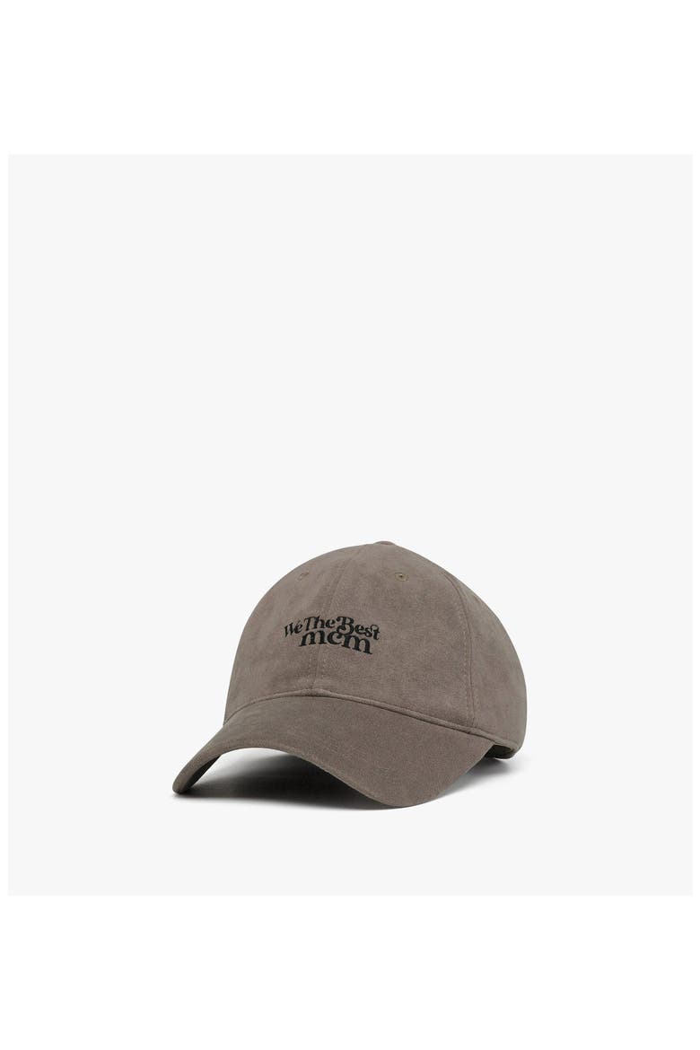 X We The Best Ultrasuede Cap, Main, color, Taupe Grey