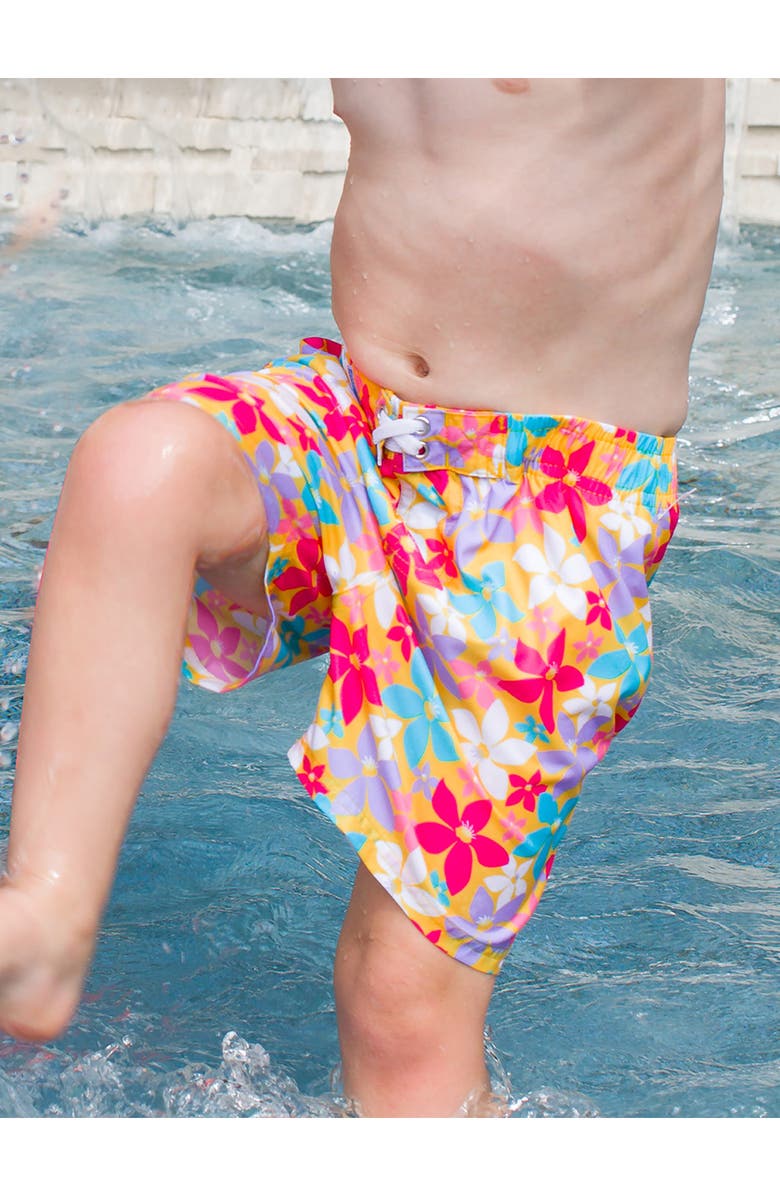 RuggedButts Endless Summer Long Sleeve Two-Piece Rashguard Swimsuit, Alternate, color, Endless Summer