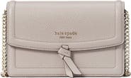 Kate Spade New York knott pebbled leather flap crossbody bag