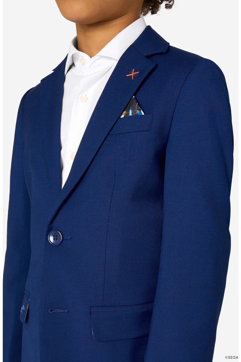 x Sonic the Hedgehog Kids' Daily Slim Fit Blue Sport Coat, Alternate, color, BLUE