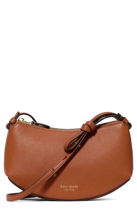 loop pebble leather crossbody bag