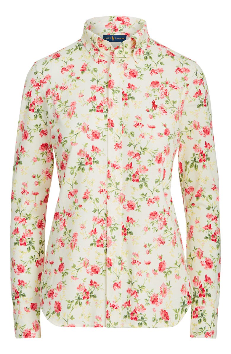 Polo Ralph Lauren Heidi Floral Cotton Button-Up Shirt, Alternate, color,