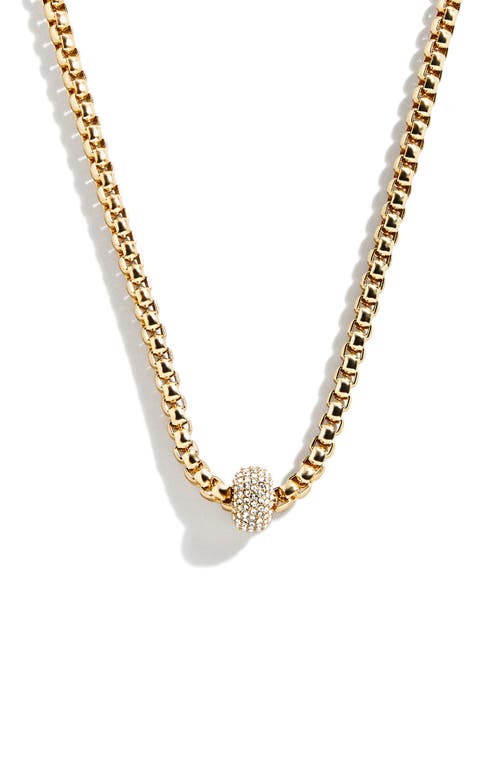 Baublebar Pave Rondelle Jonie Necklace, 16-19 In Gold