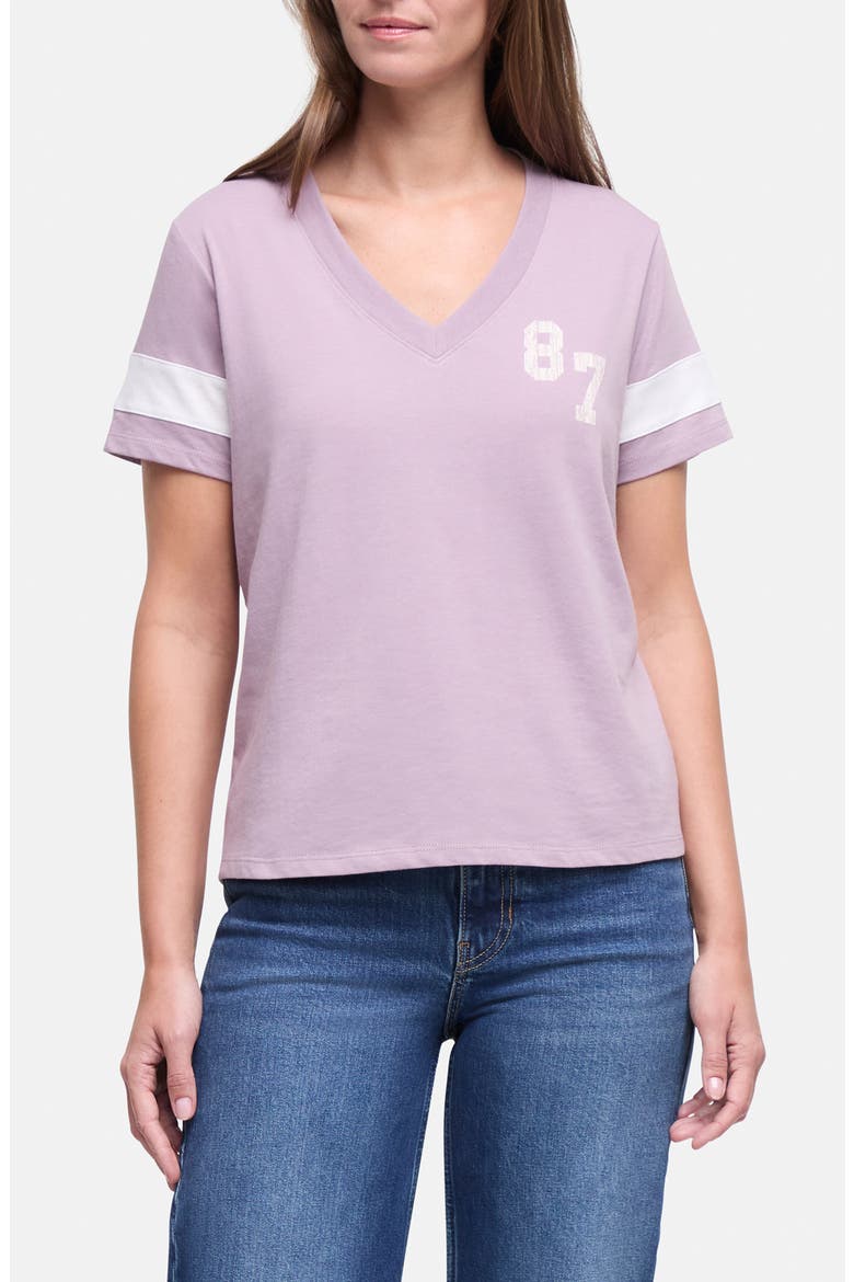 Micky Graphic V-Neck T-Shirt, Main, color, TOADSTOOL