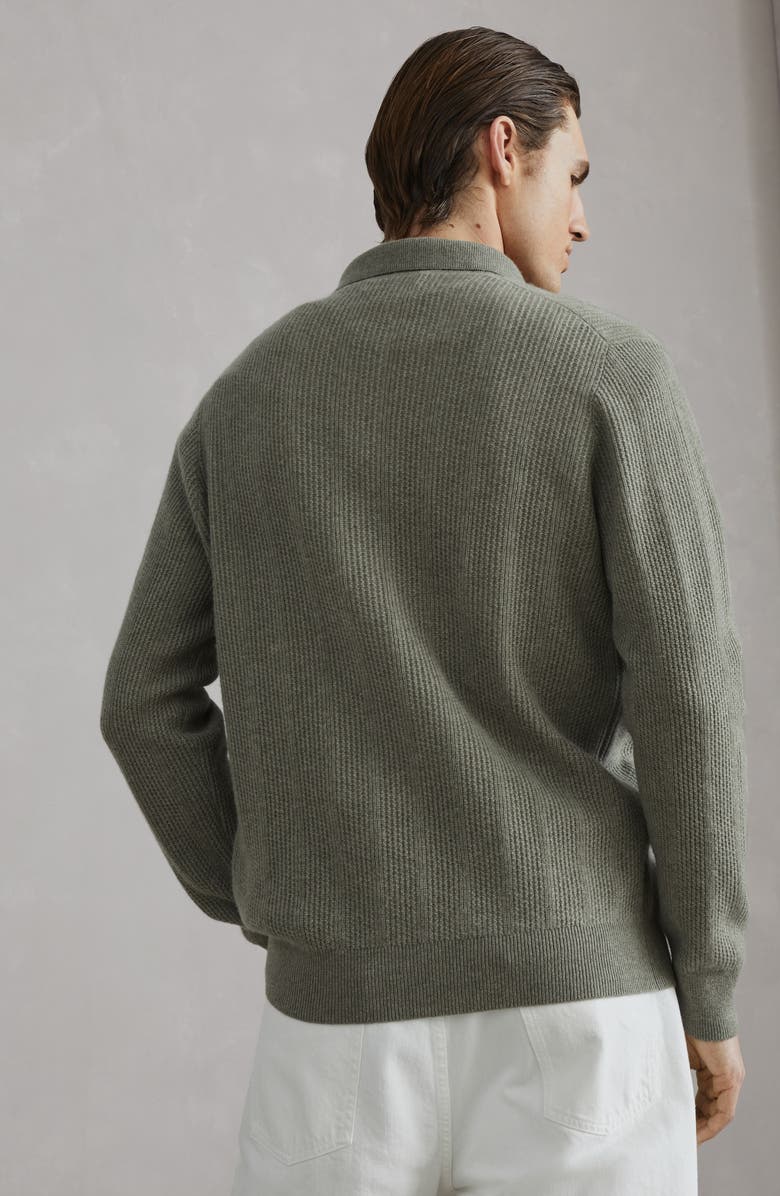 Brunello Cucinelli Cashmere knit polo, Alternate, color, 