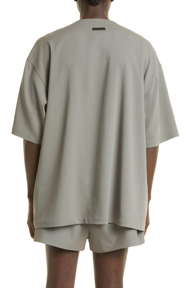 Fear of God Eternal Double Layer Wool Blend Crepe T-Shirt, Alternate, color, 