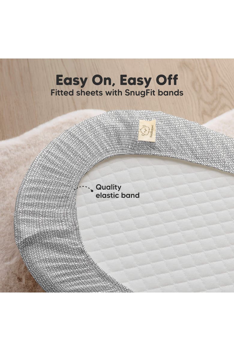 2-Pack Soothe Fitted Bassinet Sheets, Alternate, color, Nordic