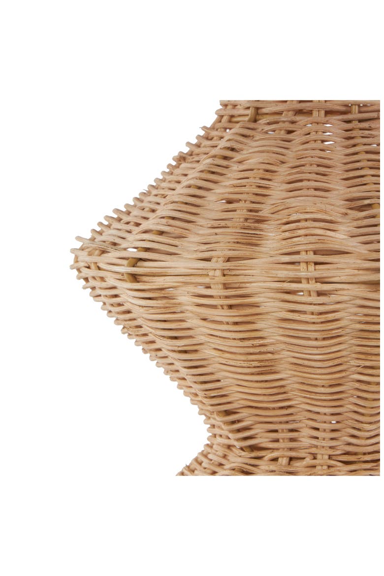 Rattan Vase, Alternate, color, BROWN