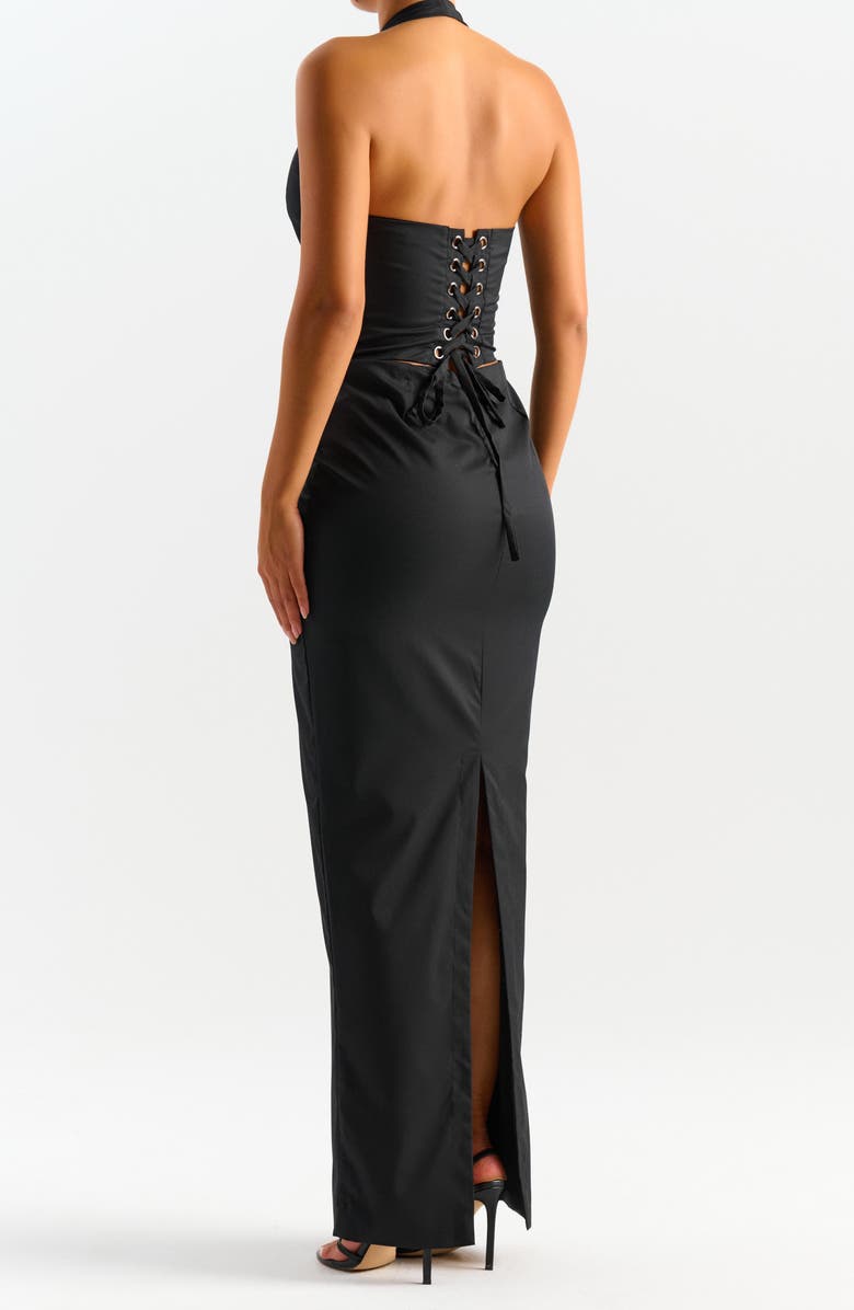 Naked Wardrobe Far From Casual Maxi Skirt, Alternate, color, 