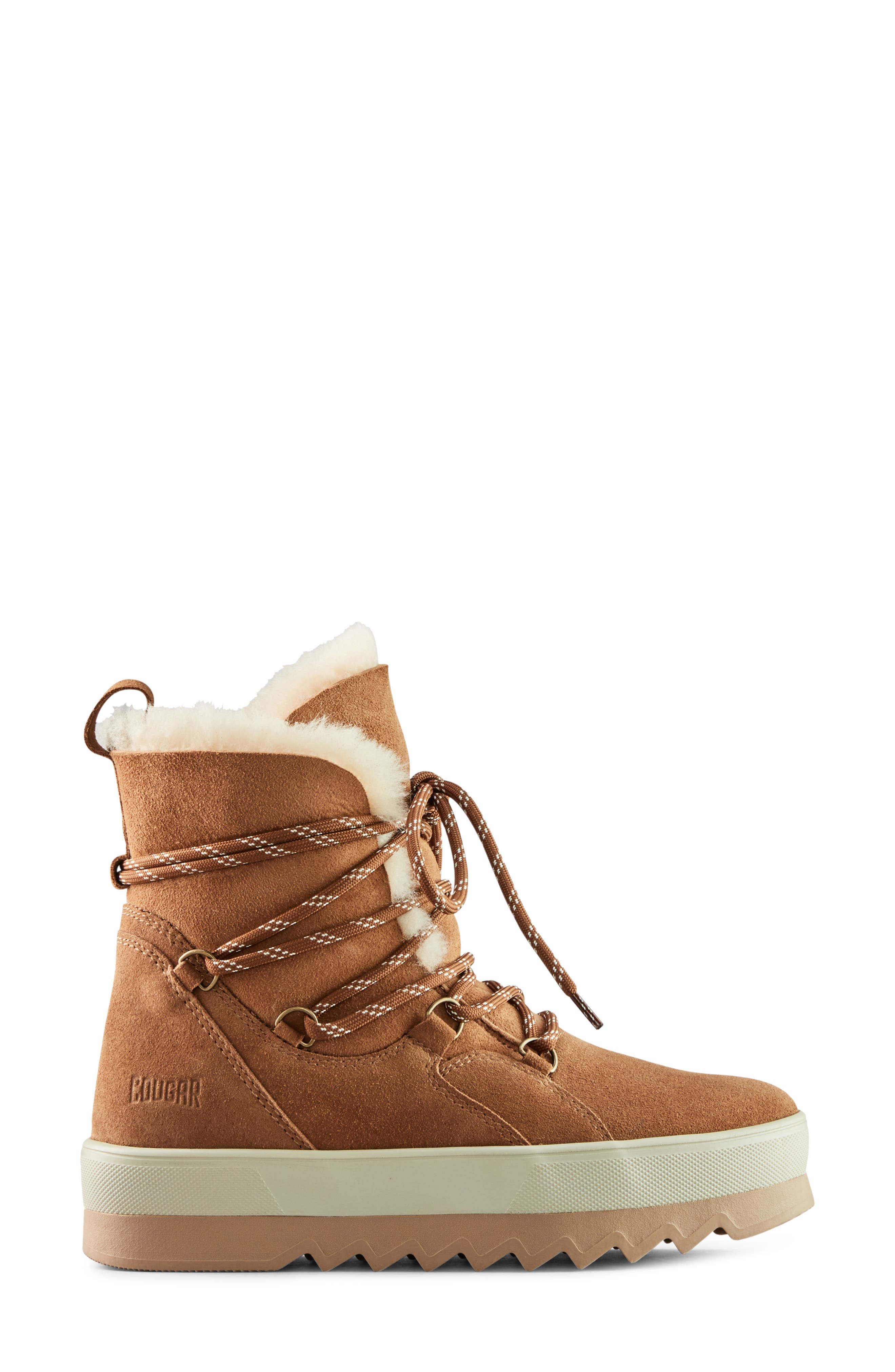 V-Five Waterproof Suede Snow Boot, Alternate, color, OAK