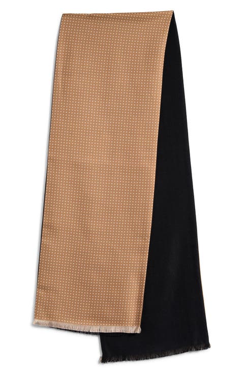 Reversible Cashmere & Silk Scarf