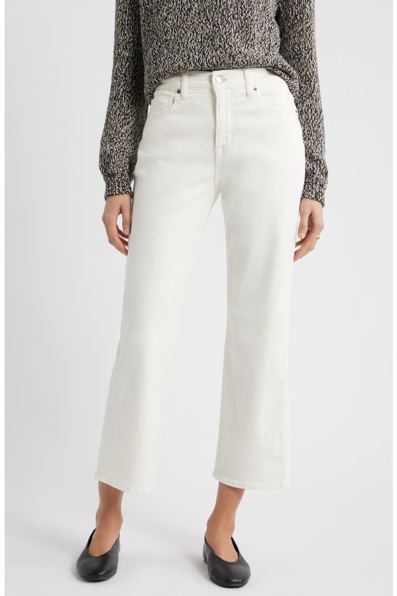 High Waist Crop Straight Leg Jeans, Main, color, VIRGINIA WASH