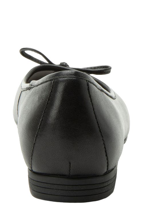 Alegria By Pg Lite Talya Cap Toe Ballet Flat In Black