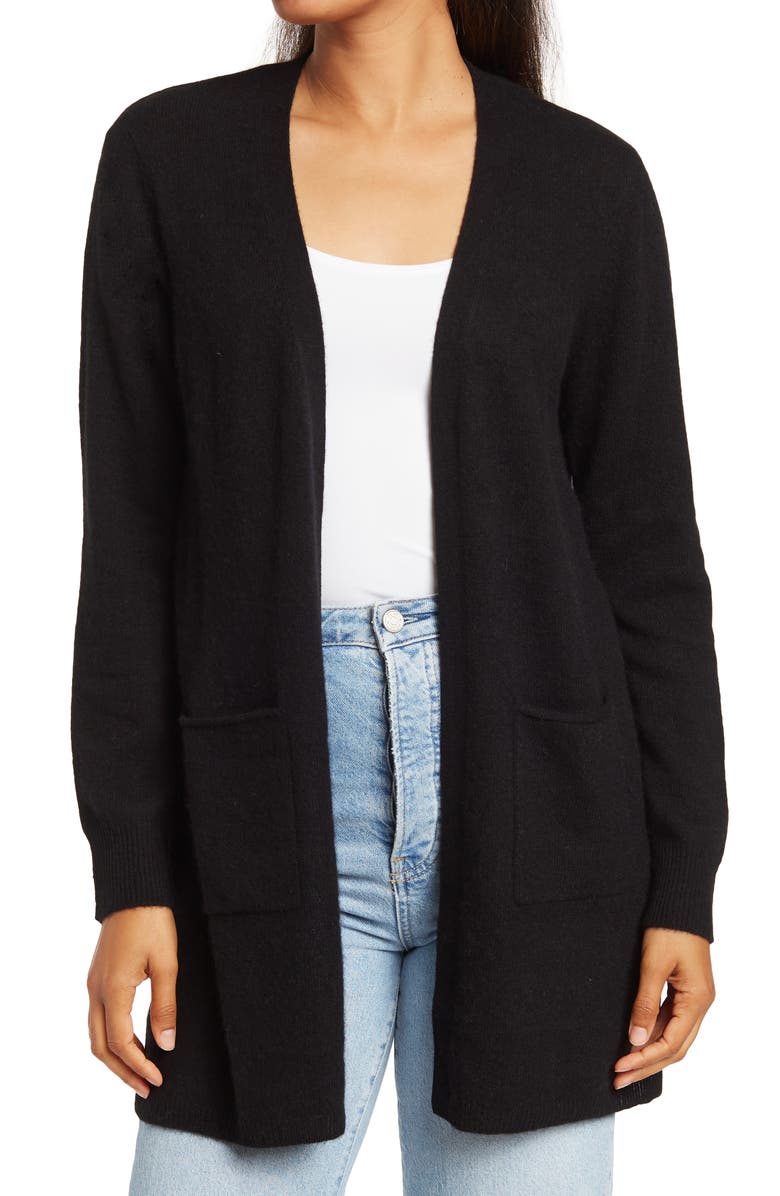 Magaschoni Cashmere Long Sleeve Cardigan, Main, color, 