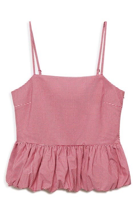 Gingham Bubble Camisole
