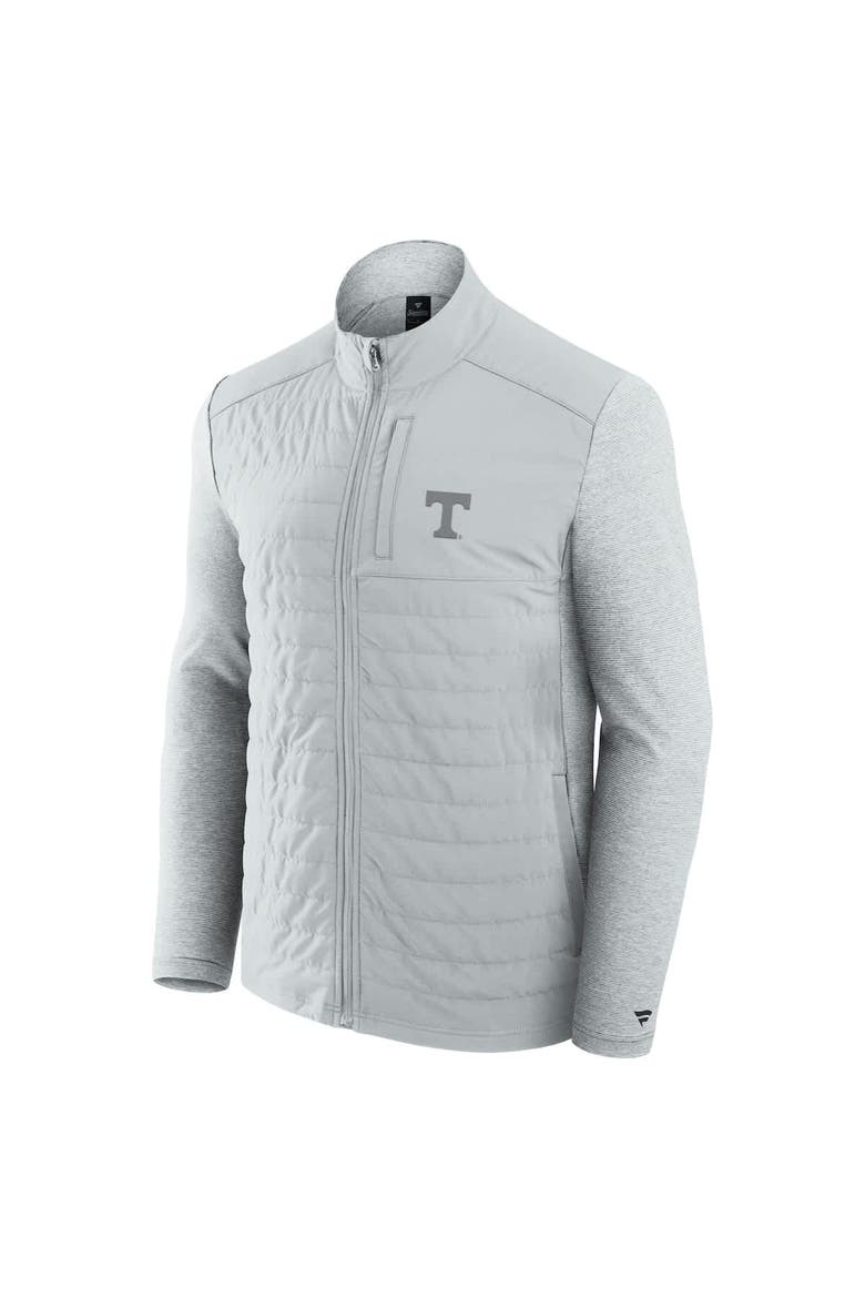 Men's Fanatics Gray Tennessee Volunteers Tonal Primary Logo Full-Zip Jacket, Alternate, color, Gray