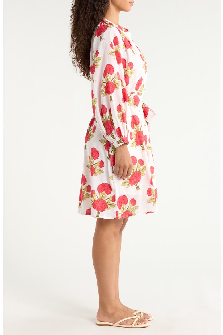 Kaia Floral Print Long Sleeve Dress, Alternate, color, BLOOM POEM