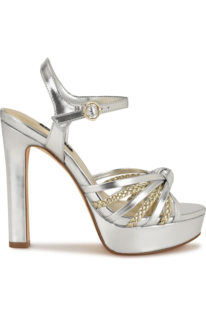 Nine West Waser Ankle Strap Platform Sandal, Alternate, color,