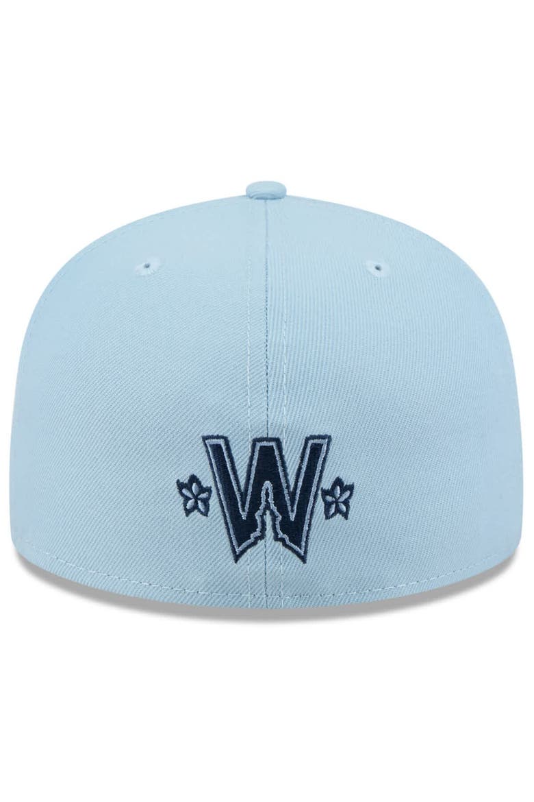 Men's New Era Light Blue Washington Nationals 2025 City Connect Fan Pack 59FIFTY Fitted Hat, Alternate, color, Light Blue