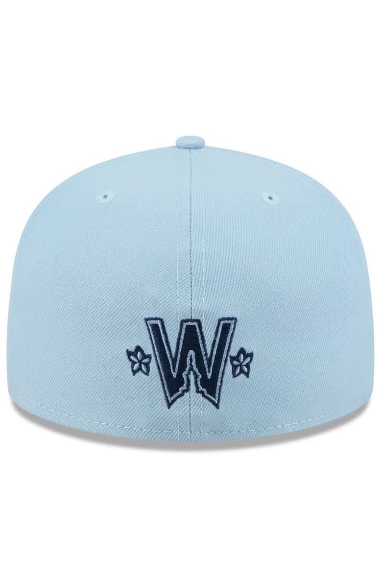 New Era Men's New Era Light Blue Washington Nationals 2025 City Connect Fan Pack 59FIFTY Fitted Hat, Alternate, color, Light Blue