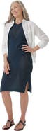 Pact Beachside Linen Crochet Cover-Up Made with Organic Cotton