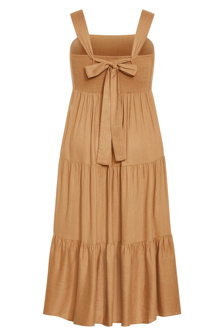 Livvy Maxi Sundress, Alternate, color, CARAMEL