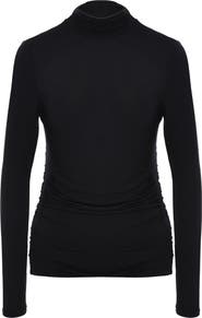 PIETRO BRUNELLI MATERNITY Ruched Moc Neck Maternity T-Shirt