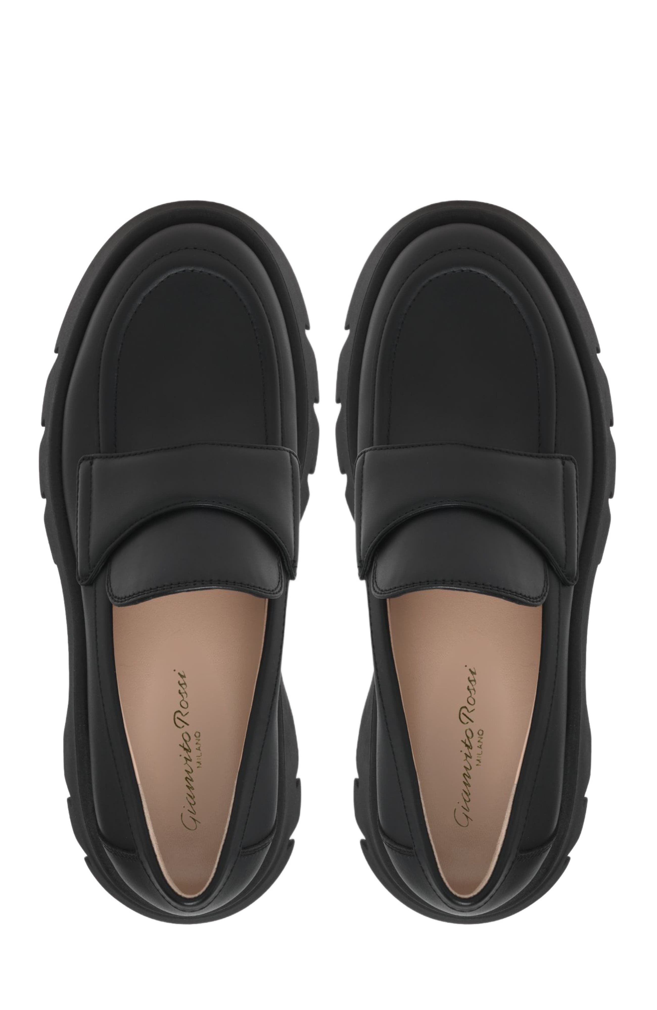 Gianvito Rossi Farren Flats, Alternate, color, Black