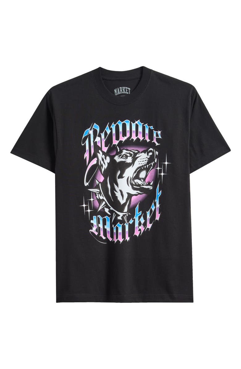 MARKET Doberman Graphic T-Shirt, Alternate, color, Black
