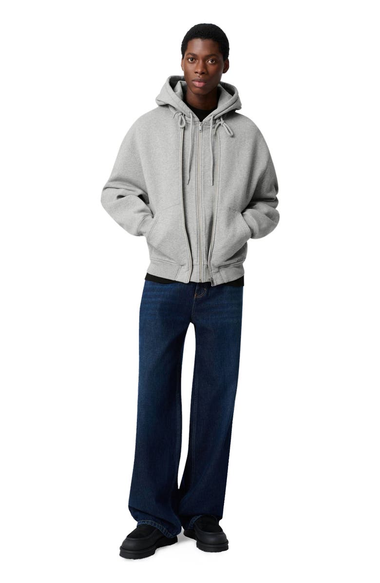 Axel Arigato Trey Mélange Hoodie, Main, color, Grey Melange