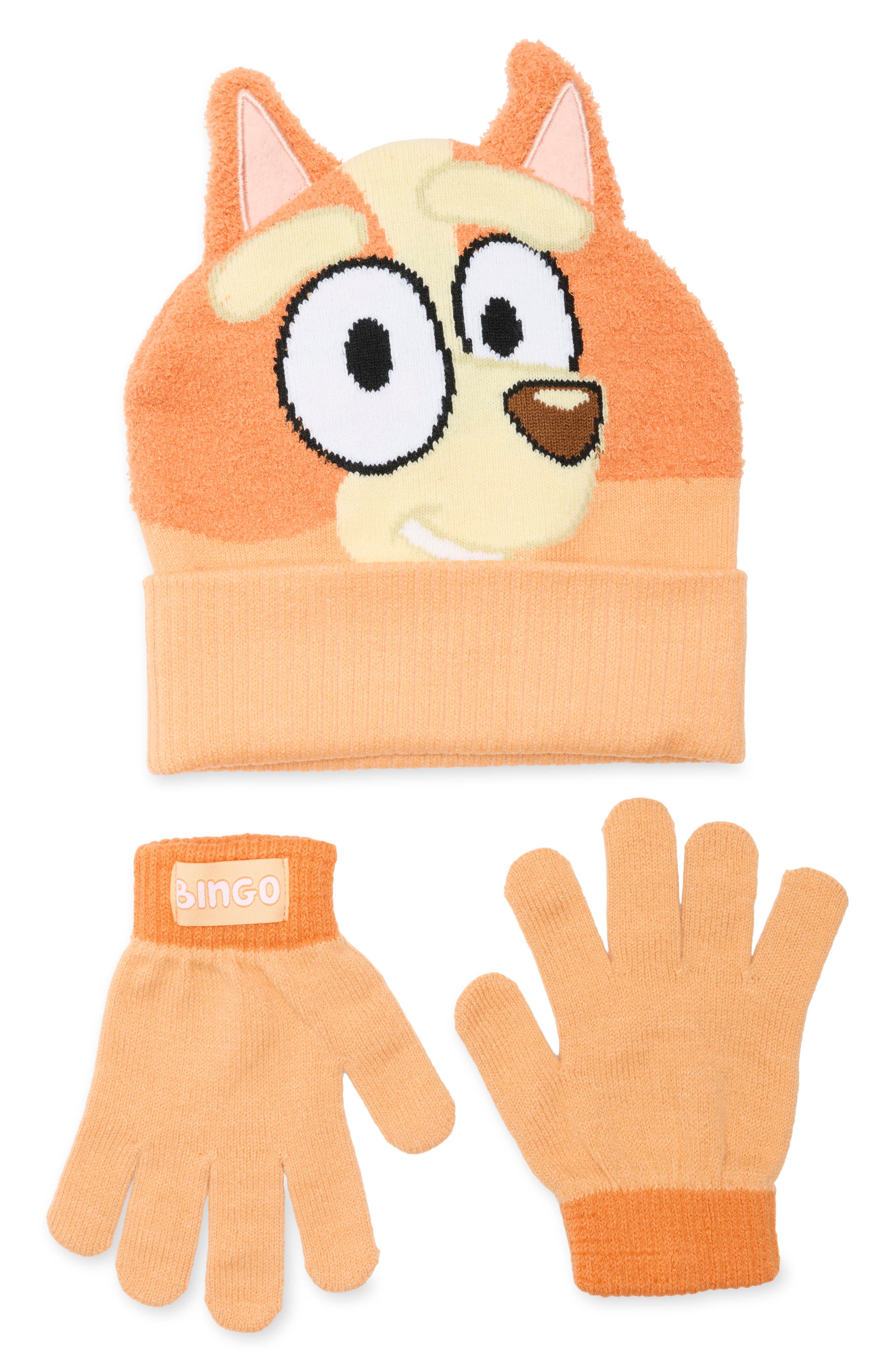 BERKSHIRE FASHIONS Kids' Bingo Beanie & Mittens Set