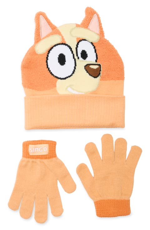 Kids' Bingo Beanie & Mittens Set