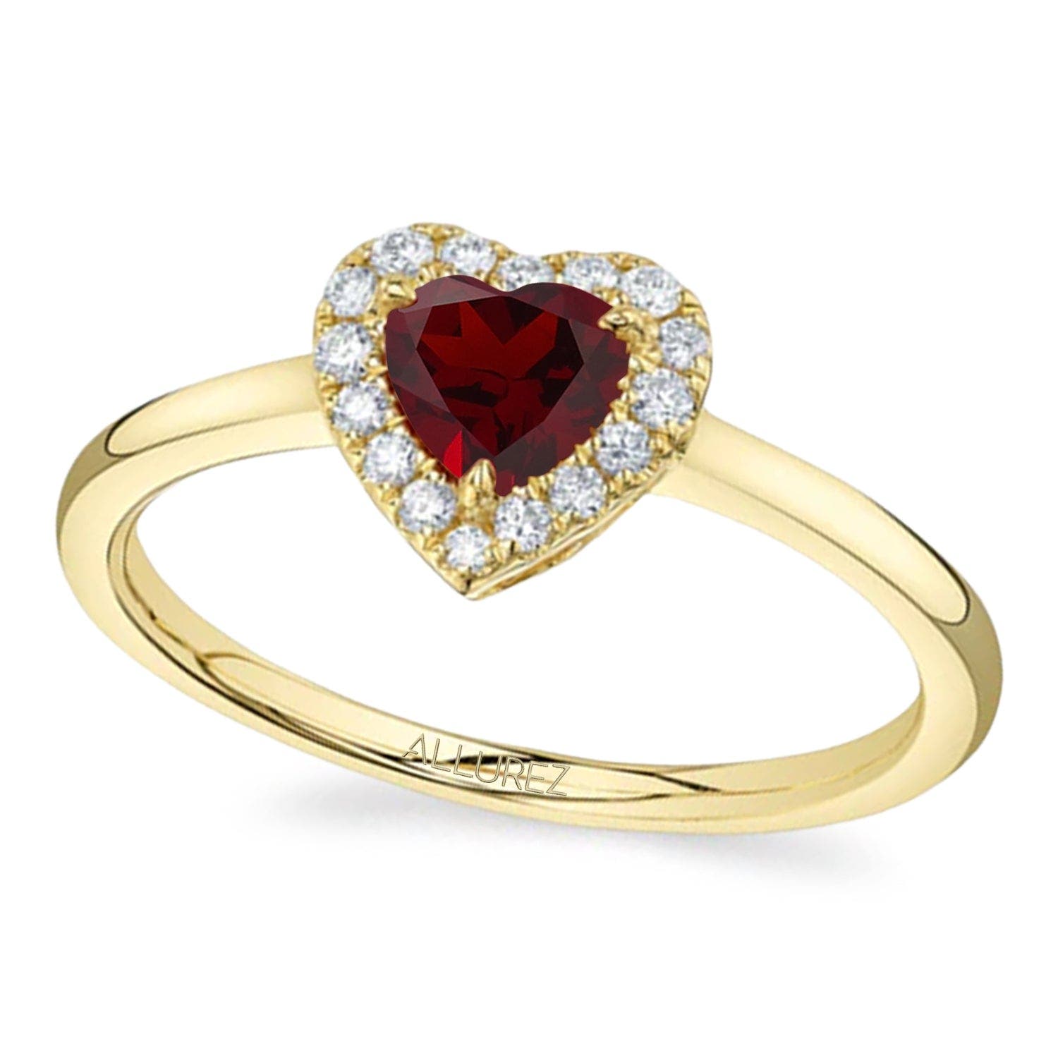 selected Garnet/Yellow Gold