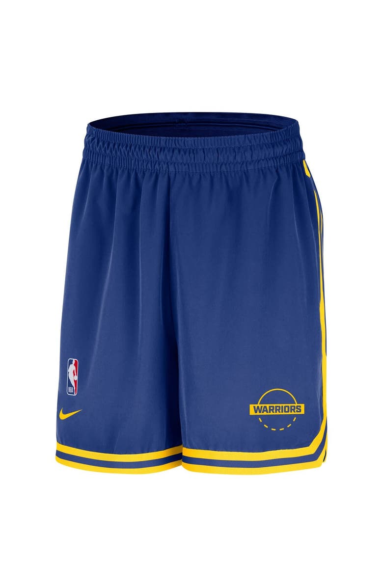Nike Men's Nike Royal Golden State Warriors Authentic Practice DNA Woven Performance Shorts, Alternate, color, Royal