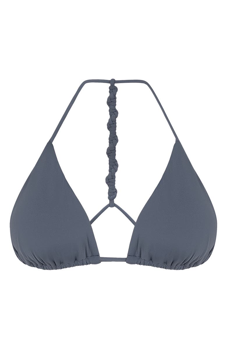 ViX Paula Hermanny Holly Racerback Bikini Top, Alternate, color, Blue