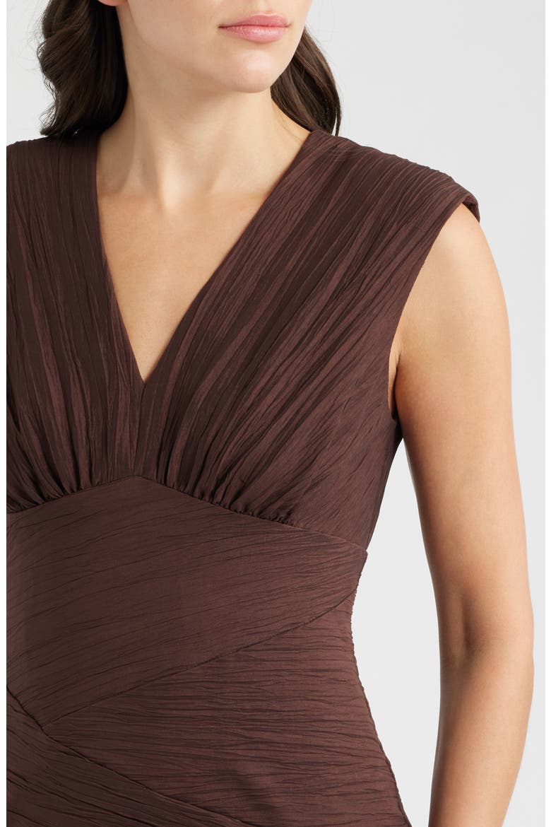 Textured Body-Con Dress, Alternate, color, BROWN