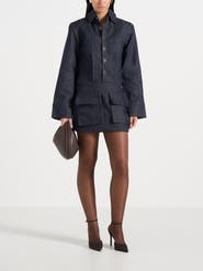Manière De Voir Laure Cargo Shirt Mini Dress
