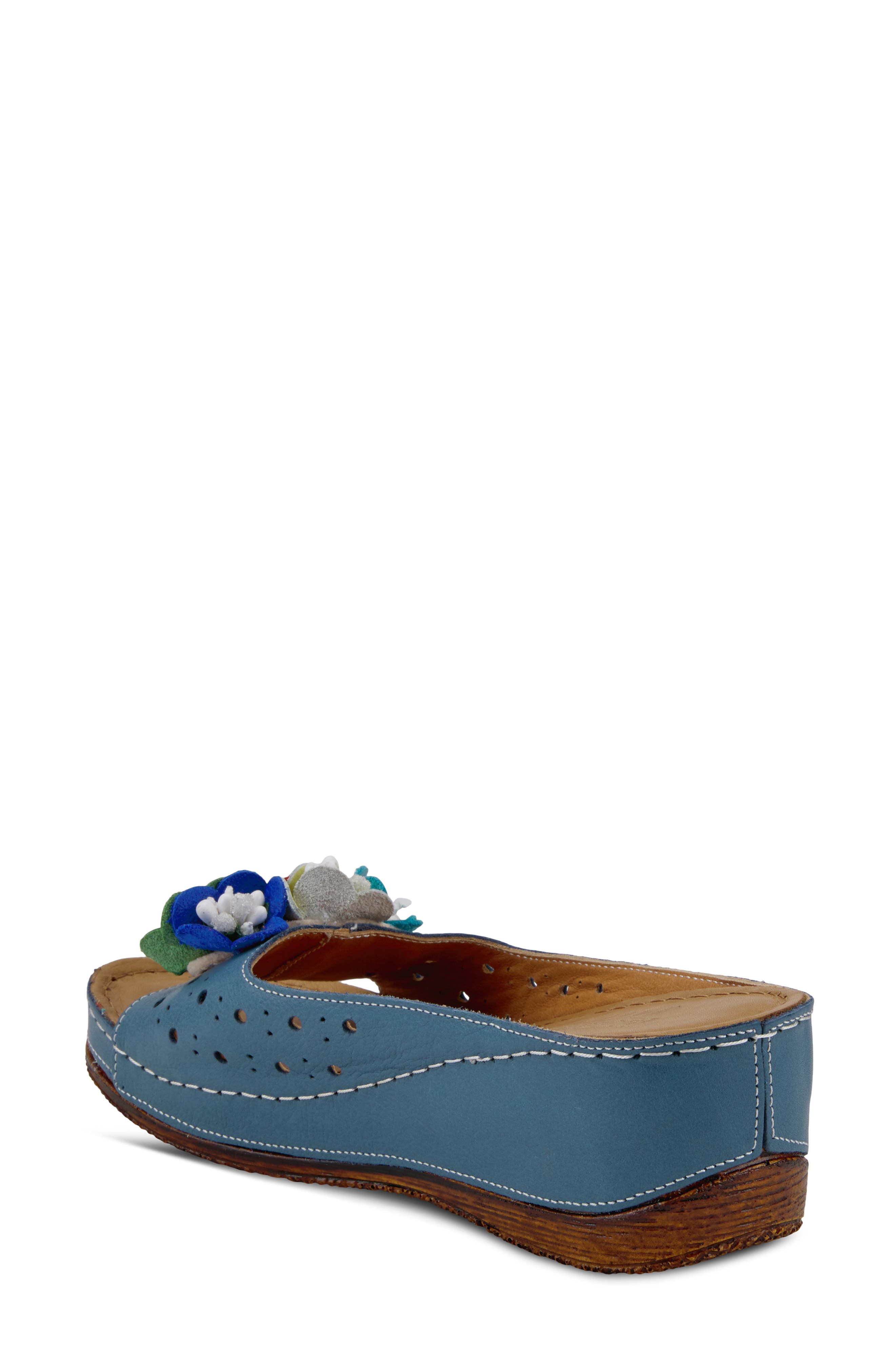 Flower Child Slide Wedge Sandal - image 4