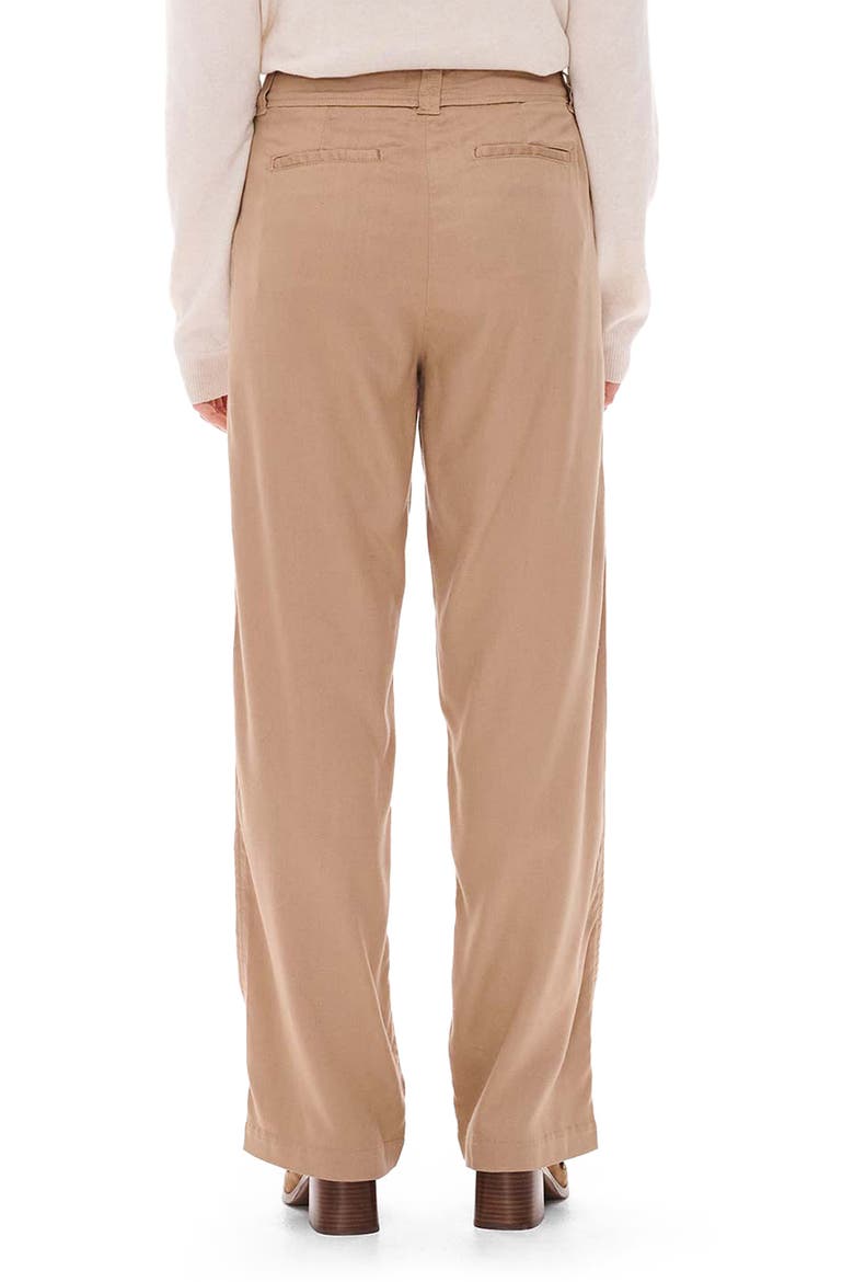 Wide Leg Tencel Lyocell Pants, Alternate, color, BURRO