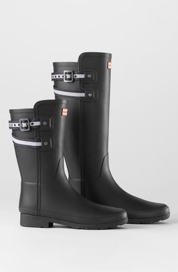 Hunter back strap rain boots on sale