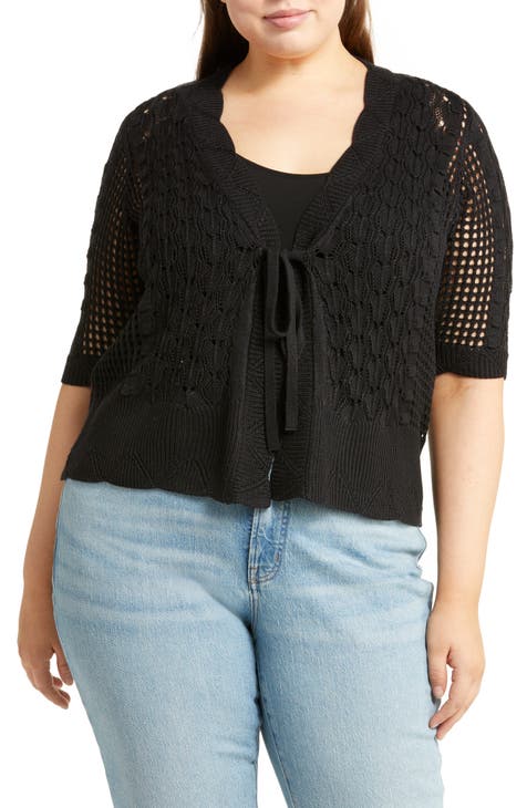 Faith Crochet Cardigan (Plus)