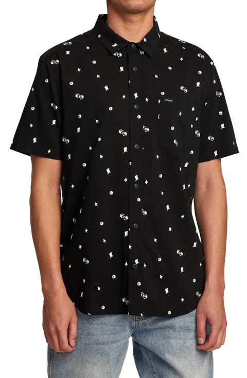 Degenerate Short Sleeve Button-Up Shirt
