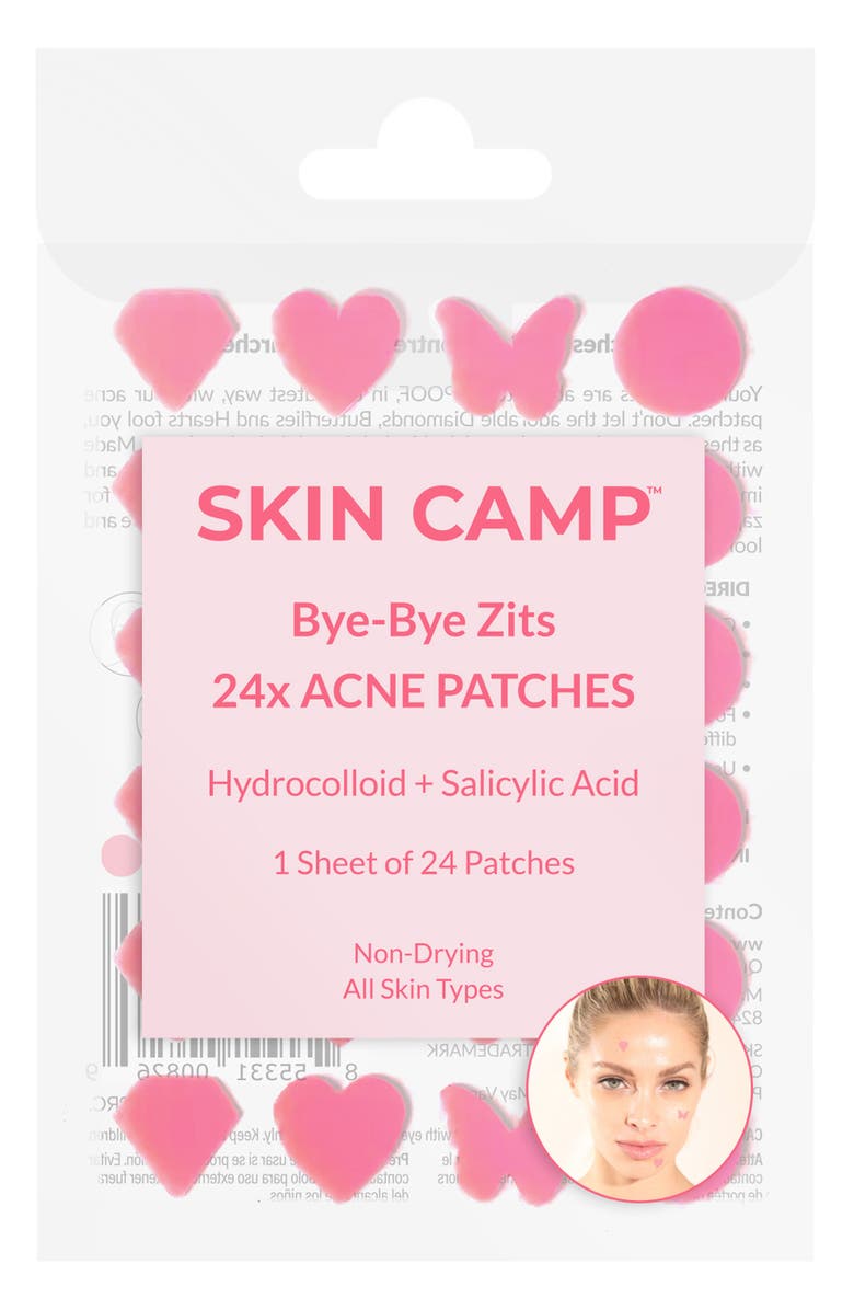 Skin Gym Bye-Bye Zits 24-Pack Acne Patches, Main, color,