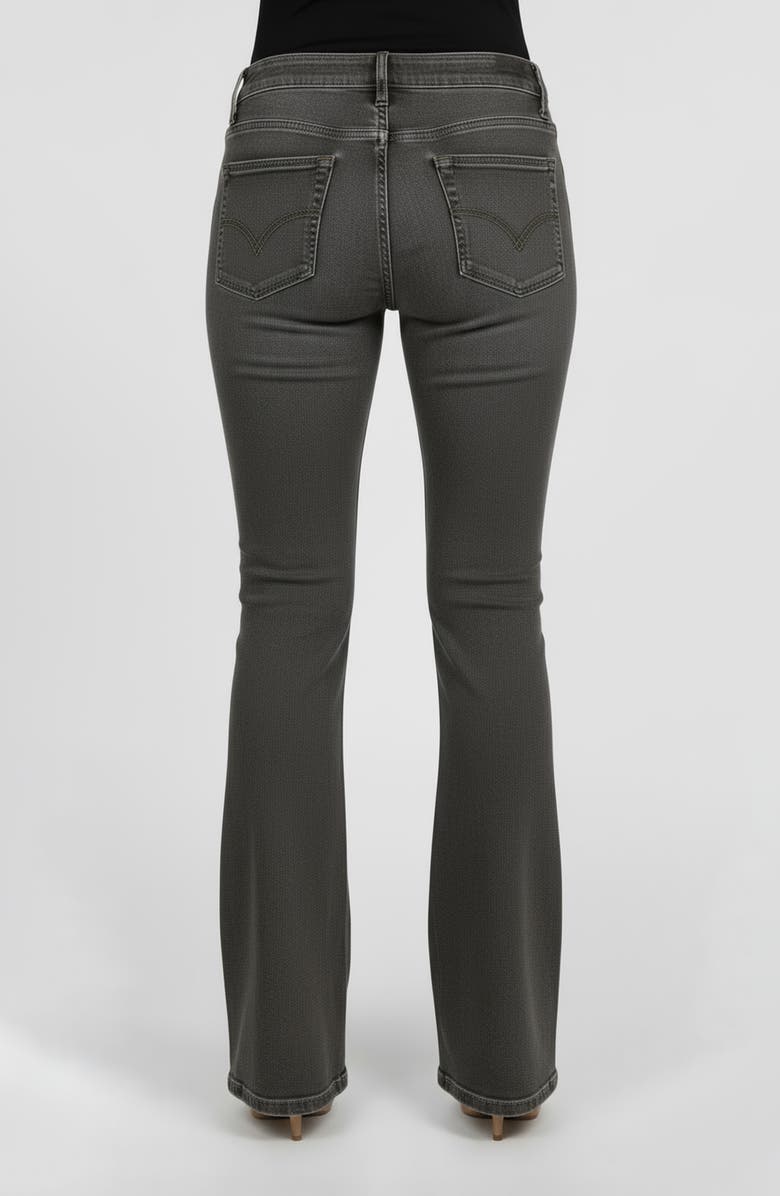 bebe The Core Flare Leg Jeans, Alternate, color, Black