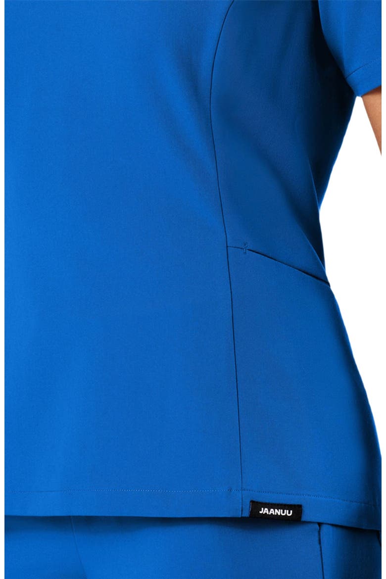 Calix Women's 2-Pocket Tailored V-Neck Scrub Top, Alternate, color, Royal Blue